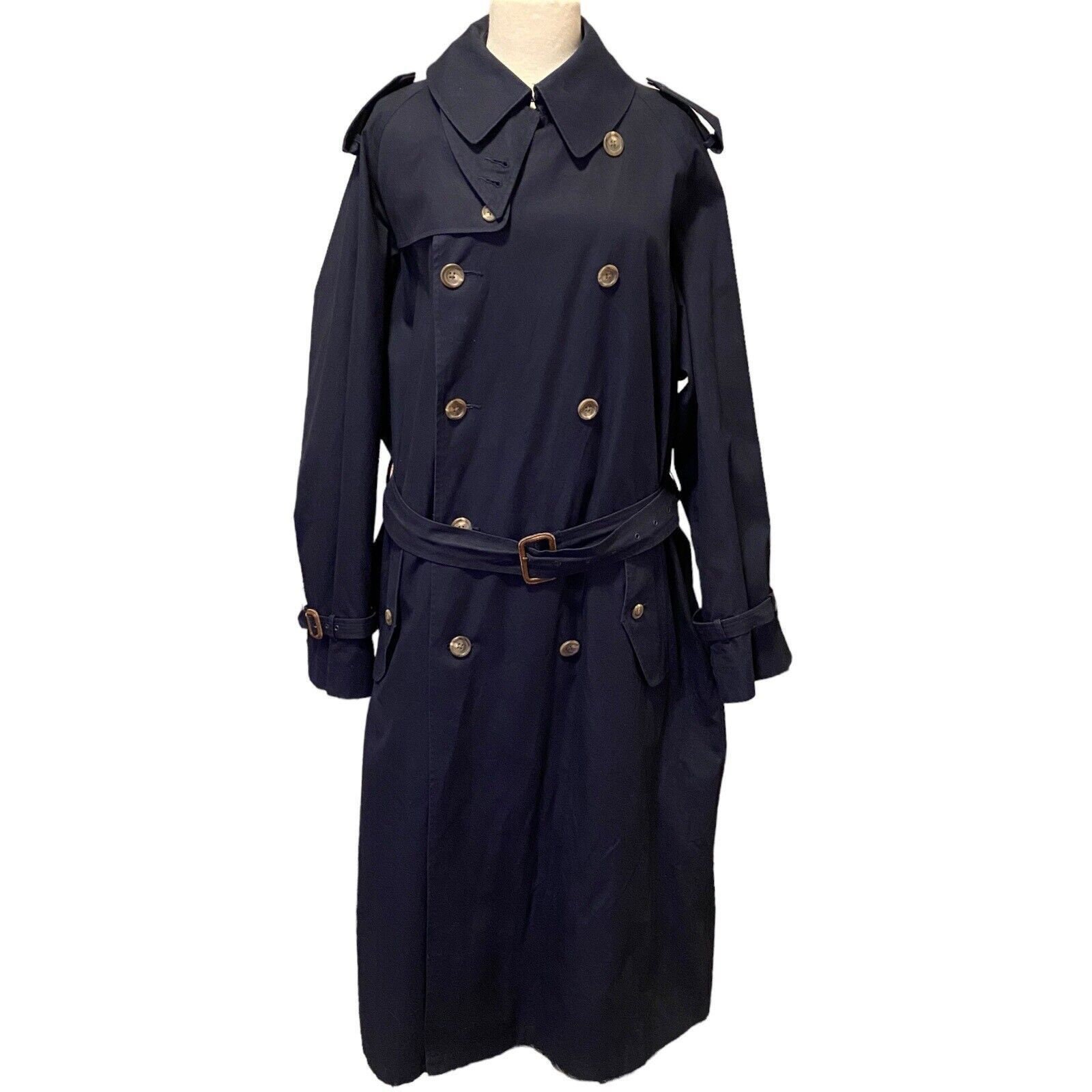 ジャケット・アウター 90s Polo by Ralph Lauren trench coat Rare Vintage POLO RALPH LAUREN Button Front Trench Coat