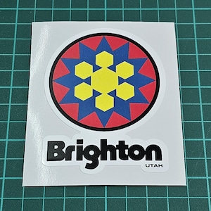IKON pass, Rockies, Brighton, 3-8 inch Stickers for Laptop, Helmet