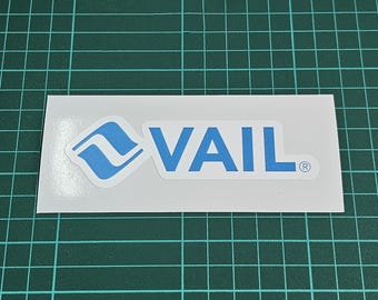 EPIC pass, Rockies, VAIL, 3-8 inch Stickers for Laptop, Water Bottle, Yeti, Car, Snowboard, Helmet