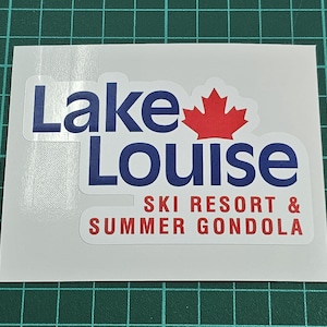 IKON pass, Canada, Lake louise ski resort, 3-8 inch Stickers for Laptop, Helmet