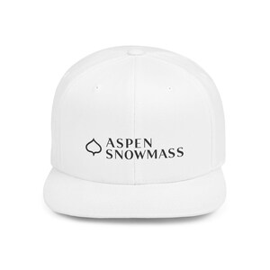 Aspen Snow Mass, Flat Bill Snapback | Ski Resort Hat