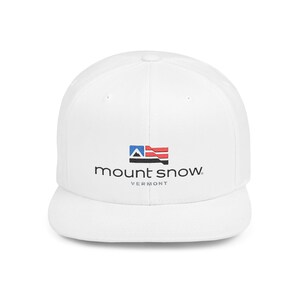 Mount Snow, Flat Bill Snapback | Ski Resort Hat