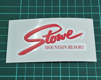 EPIC pass, Northeast, Stowe, 3-8 inch Stickers for Laptop, Water Bottle, Yeti, Car, Snowboard, Helmet