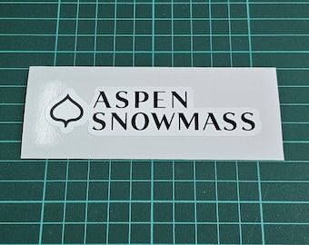 IKON pass, Rockies, Aspen Snowmass, 3-8 inch Stickers for Laptop, Helmet