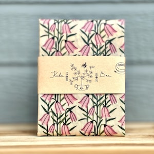 Beeswax Bread Wrap: Reusable Organic Cotton Storage (16x20) "Bread Bonnet"