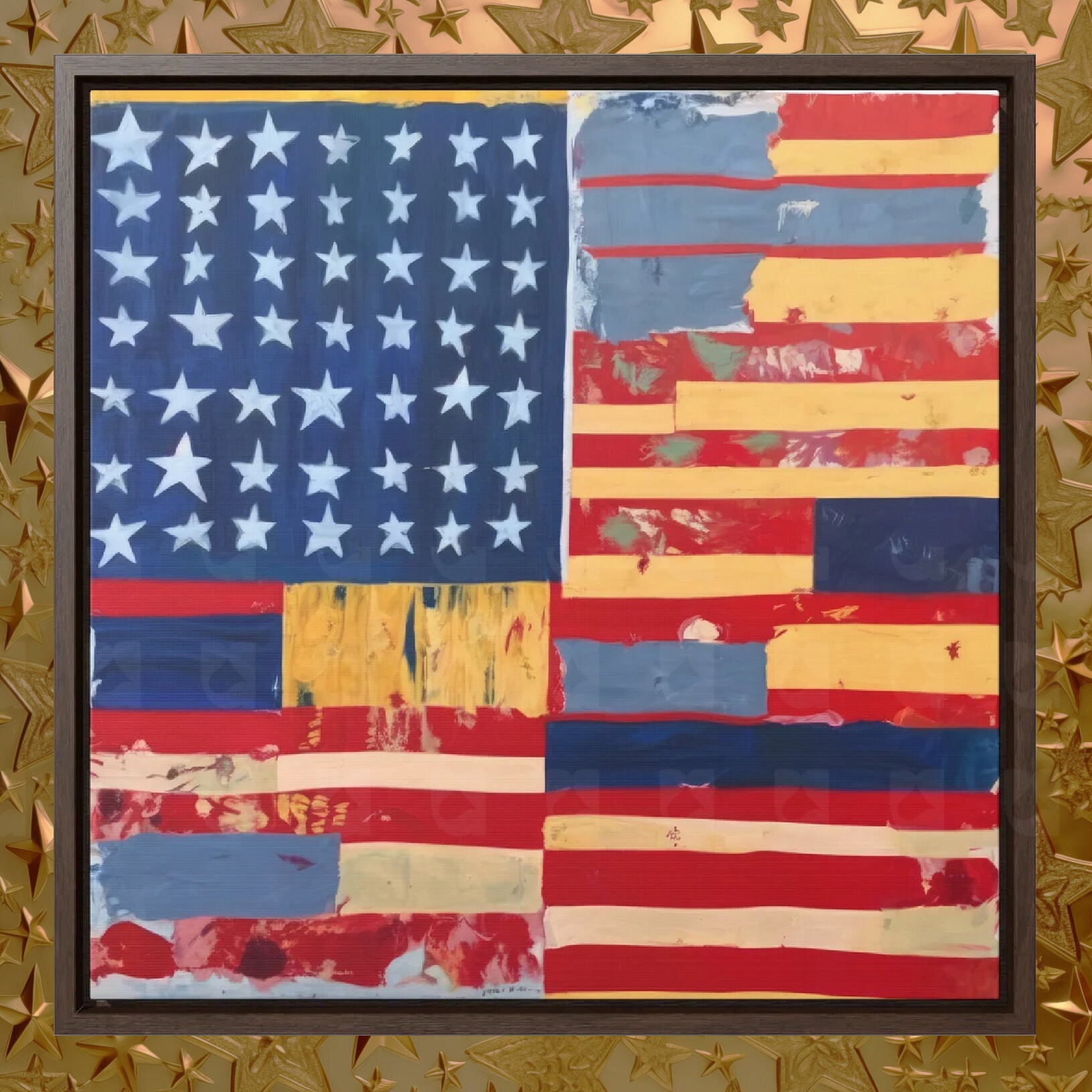 Jasper johns flag - Etsy 日本
