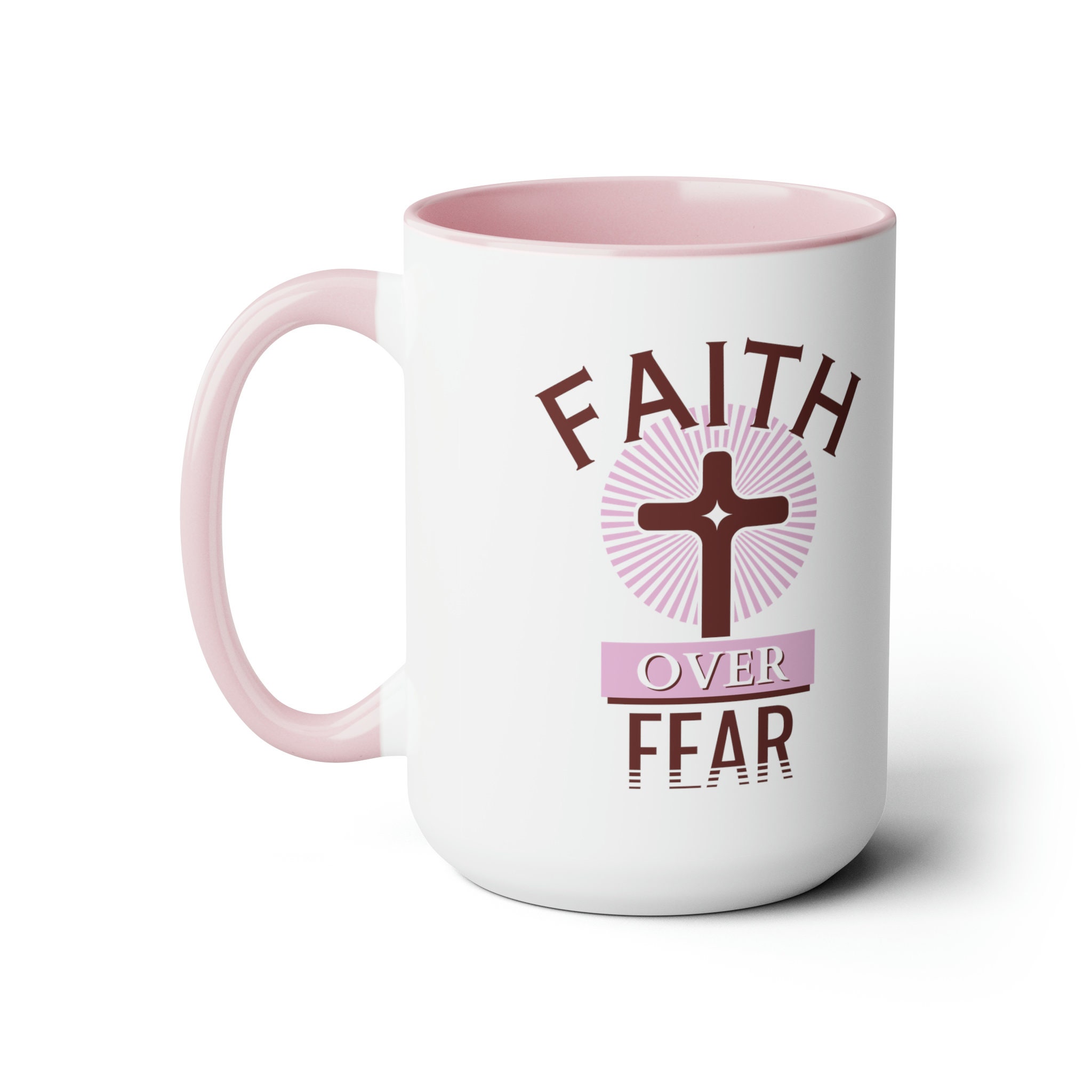 Faith over Fear Reusable Venti Cold Cup- CUSTOM – iDigBeauty