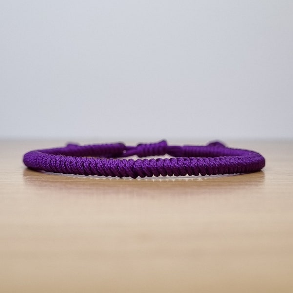 Tibetan bracelet, Good Luck Bracelet, Purple Protection Bracelet