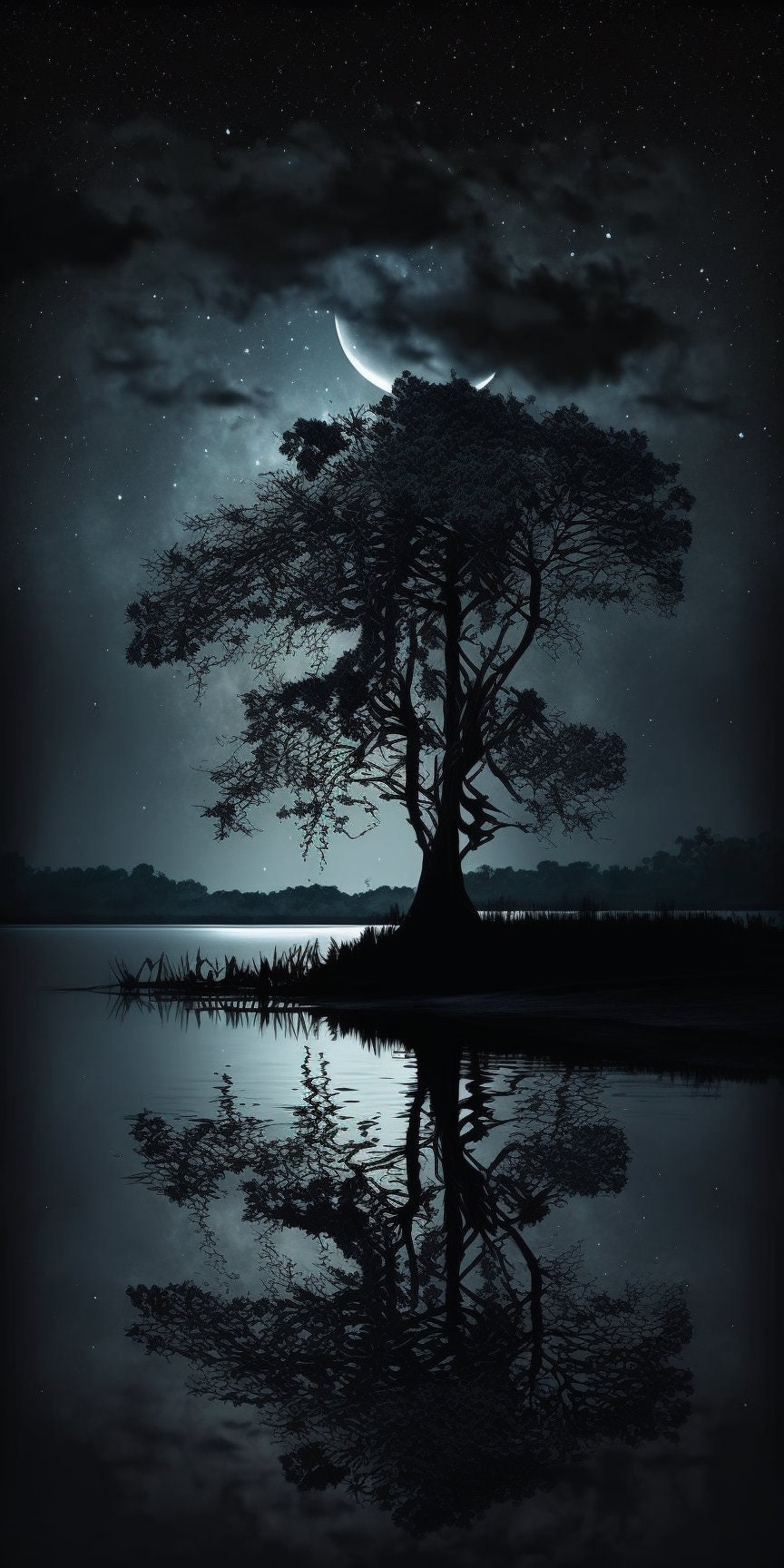 10 Dark Relaxing Wallpaper for Smartphones, INSTANT DOWNLOAD
