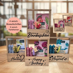 Wellness Box Tasche kleines Geschenk Geburtstag Muttertag Freundin Geschenk für Frau Badesalz kleines Dankeschön von Herzen kleine Auszeit