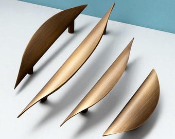 Gebürstete Messing Griffe: Moderne Möbelbeschläge