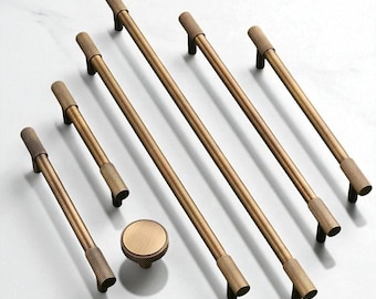 Stylish Brushed Brass Cabinet Handles Handles For Home Furniture