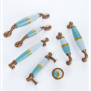 Porslinshandtag för lådor eller skåp