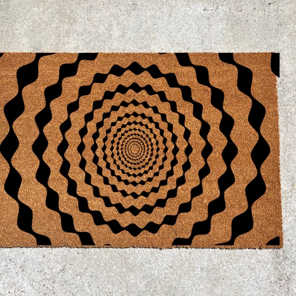 mesmerizing illusion | House warming gift | 3d rug | Optical Doormat | Welcome Doormat