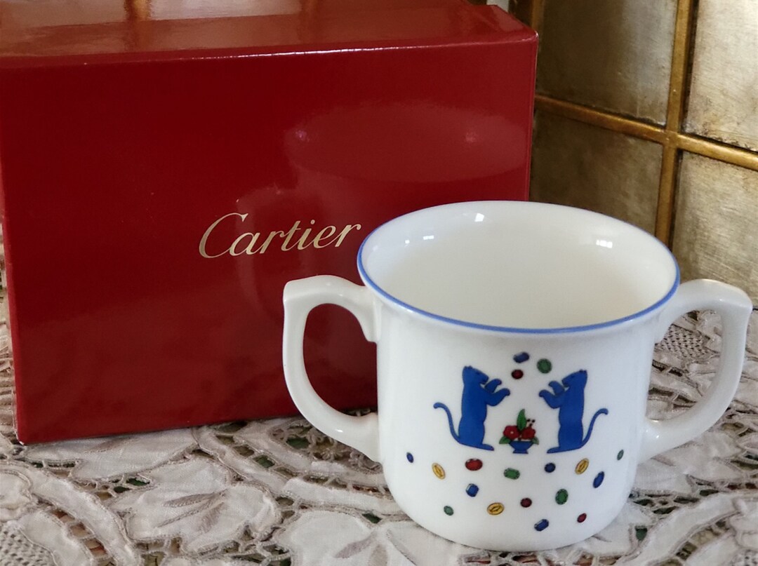 Cartier La Maison Des Enfants 1988 Double Handle Babys Cup Etsy