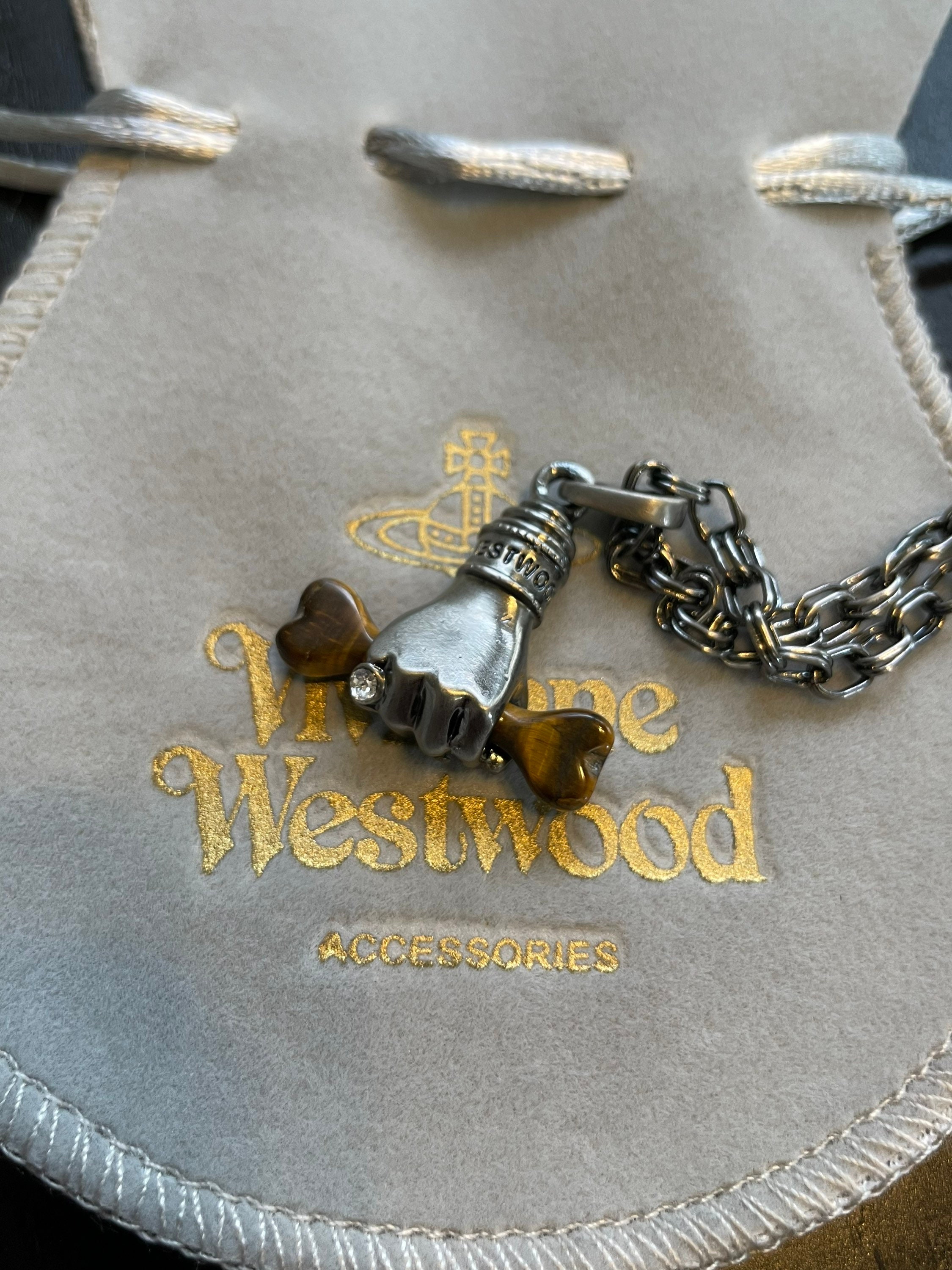 Vivienne Westwood | Jewelry | Nwt Vivienne Westwood Bone Rhinestone Necklace  | Poshmark