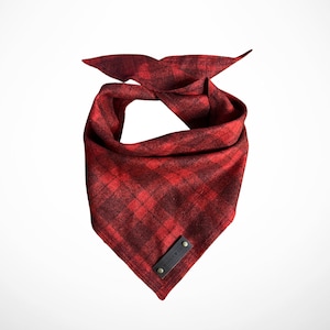 Wooly & Co.’s -THE RANCHER- hand-made pet wool bandana.