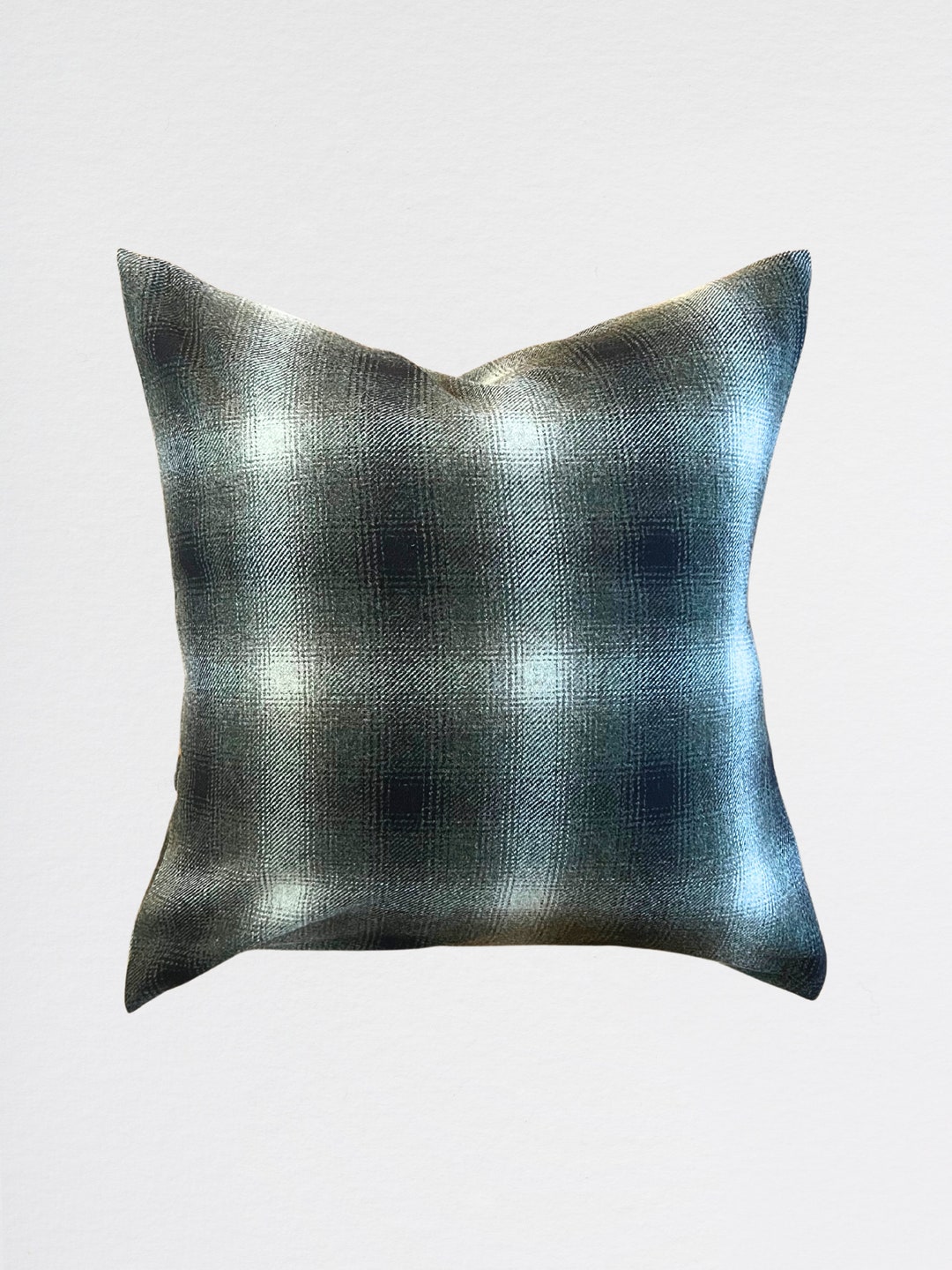 The Perfect Fall Plaid Wool Throw Pillow Cover. 24x24. Home Decorfall