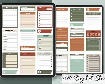 Colorful Digital Stickers, Goodnotes Stickers, Digital Planner Stickers, Goodnotes Digital Stickers, Goodnotes Stickers,  iPad Stickers.