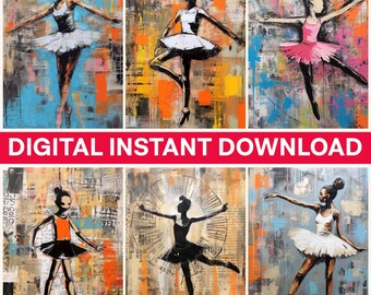 Ballerina Png, Ballerina Bundle, Ballerina Clipart, Ballet Dancer Png, Dancer Bundle, Tutu Png, Ballerina Art, Instant Download