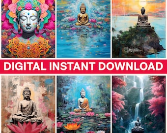 Buddha Png Bundle, Buddha Art, Buddha Lotus, Buddha Statue Png, Buddha Meditation, Spiritual Png, Digital Download Png