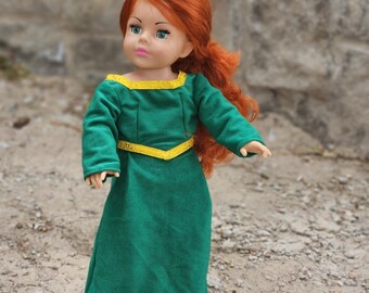 Fiona  bodice and skirt outfit. for 18" doll.