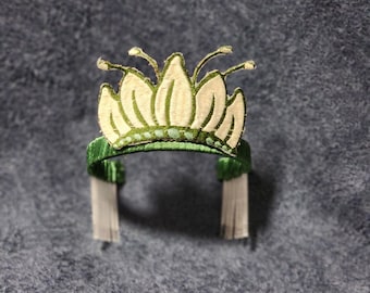 Tiana Crown - Embroidered Princess Tiara