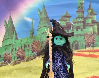 Wicked Elphaba Witch 18" Doll Dress.
