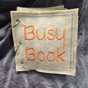 Felt activity Quiet book