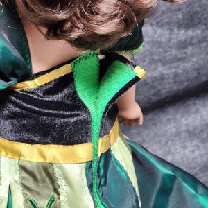 Coronation green Anna 18" Doll Dress image 2