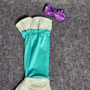 Ariel Mermaid Tail and Bra fits 18" doll afbeelding 5