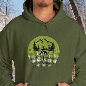 Mountain Biking Hoody| Mountain Bike Sweatshirt| Bike Sweatshirt| Cycling Gift| Biking Shirt| Unisex Bicycle Clothing| Gift For Boyfriend
