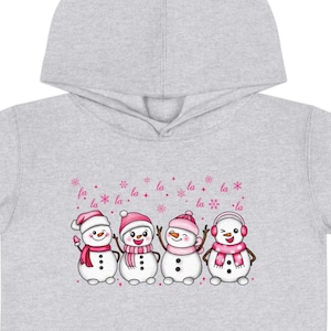 Pink Christmas Sweater| Christmas Snowman Crewneck Sweatshirt for Baby| Holiday Sweaters for Kids| Cute Winter Sweatshirt for Toddler