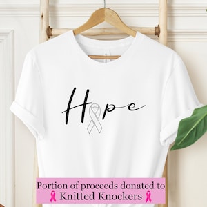 Hope Cancer Shirt| Breast Cancer Donation| Breast Cancer Plus Size| Cancer Awareness Shirt| Cancer Survivor T-Shirt