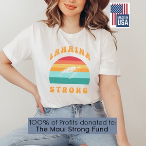 Lahaina Strong Hawaii Turtle Shirt| Maui Strong Donation|Hawaii Fire Support| All Profits will be Donated| Hawaii Fires Solidarity