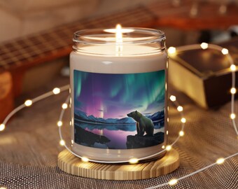 【northern lights candls】ハンドメイド・キャンドル Aurora Borealis Candle, Northern Lights Candle, Aurora