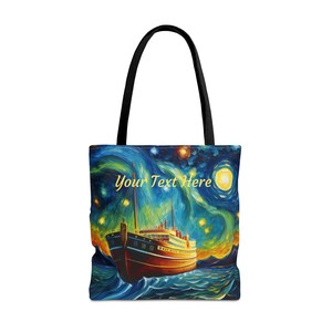 Tote Bag Cruise Ship Arty Reusable Tote Bag for Cruise Holiday Convenience Bag for Pool Lounging Bag Gift for Alaska Cruise Memento for Mom