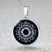 Personalized Total Solar Eclipse 2024 Pendant Necklace | Custom Lunar Sun Moon MoonPhases Jewelry | Engraved Jewelry Gift 4 Mother / Her