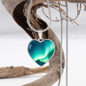 Custom Northern Light Necklace | Aurora Borealis Necklace Personalized-Gift-for-Her | Celestial Mothers Day Bracelet | Outdoor Lover Jewelry