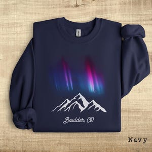Aurora Borealis Custom Name Shirt Northern Lights May 10 2024 Aurora Your Text Sweatshirt Personalized Night Sky Tee Aurora Borealis Hoodie