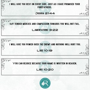 Téléchargeable numériquement : les promesses de Dieu pour moi - 62 promesses - Écritures encourageantes - Idée cadeau chrétienne - Cartes bibliques