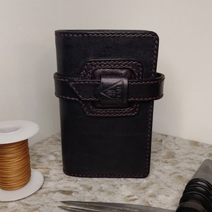 Portefeuille Chonky-Boi - Noir & bordeaux