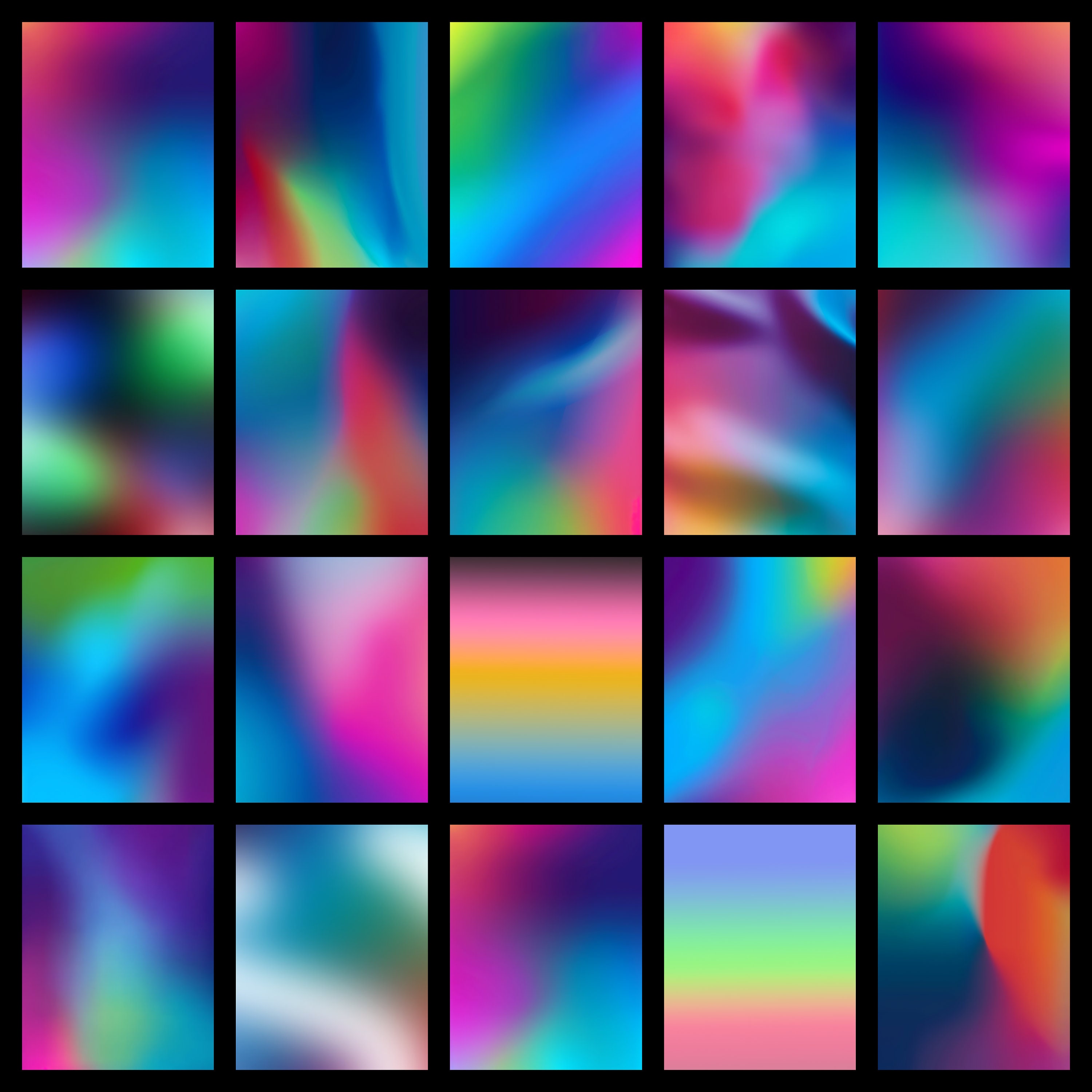 Colorful Gradient Textures | Digital Paper for Backgrounds, Overlays ...