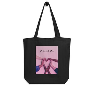Equal race love tote bag
