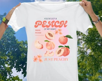 Koszulka Just Peachy: Odzież damska Georgia Peach