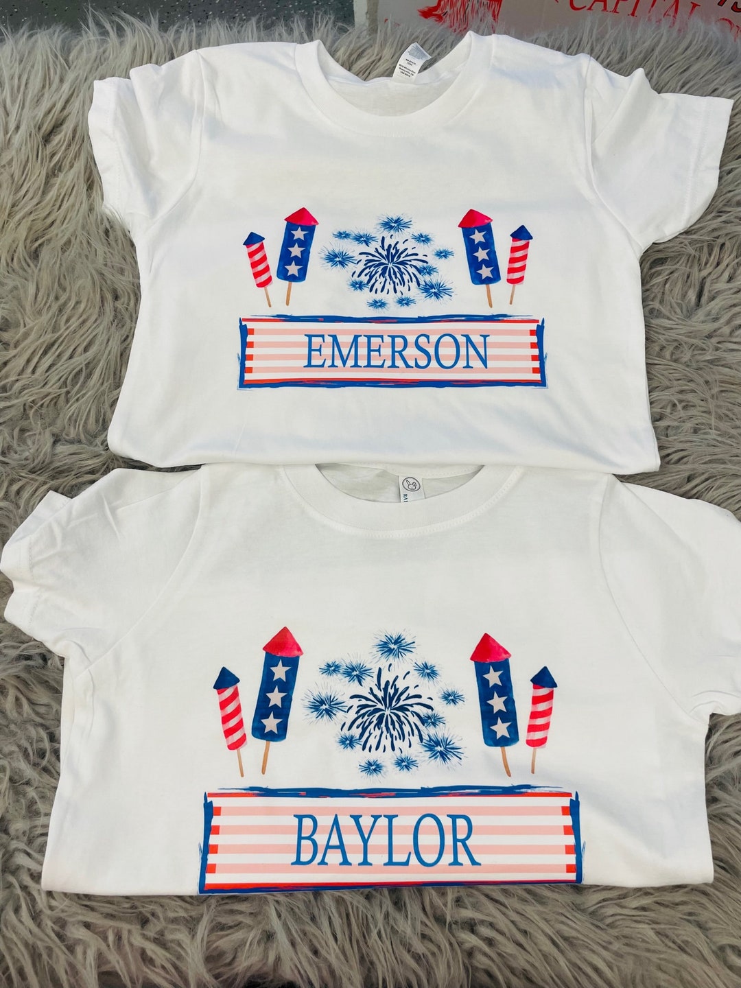 Custom 4th of July Kids Shirts - Etsy