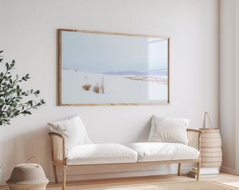 Color SouthWest Desert Landscape Print, Nature Decor, New Mexico White Sands Wall Art,Landscape Print Color, SouthWest Photography Prints