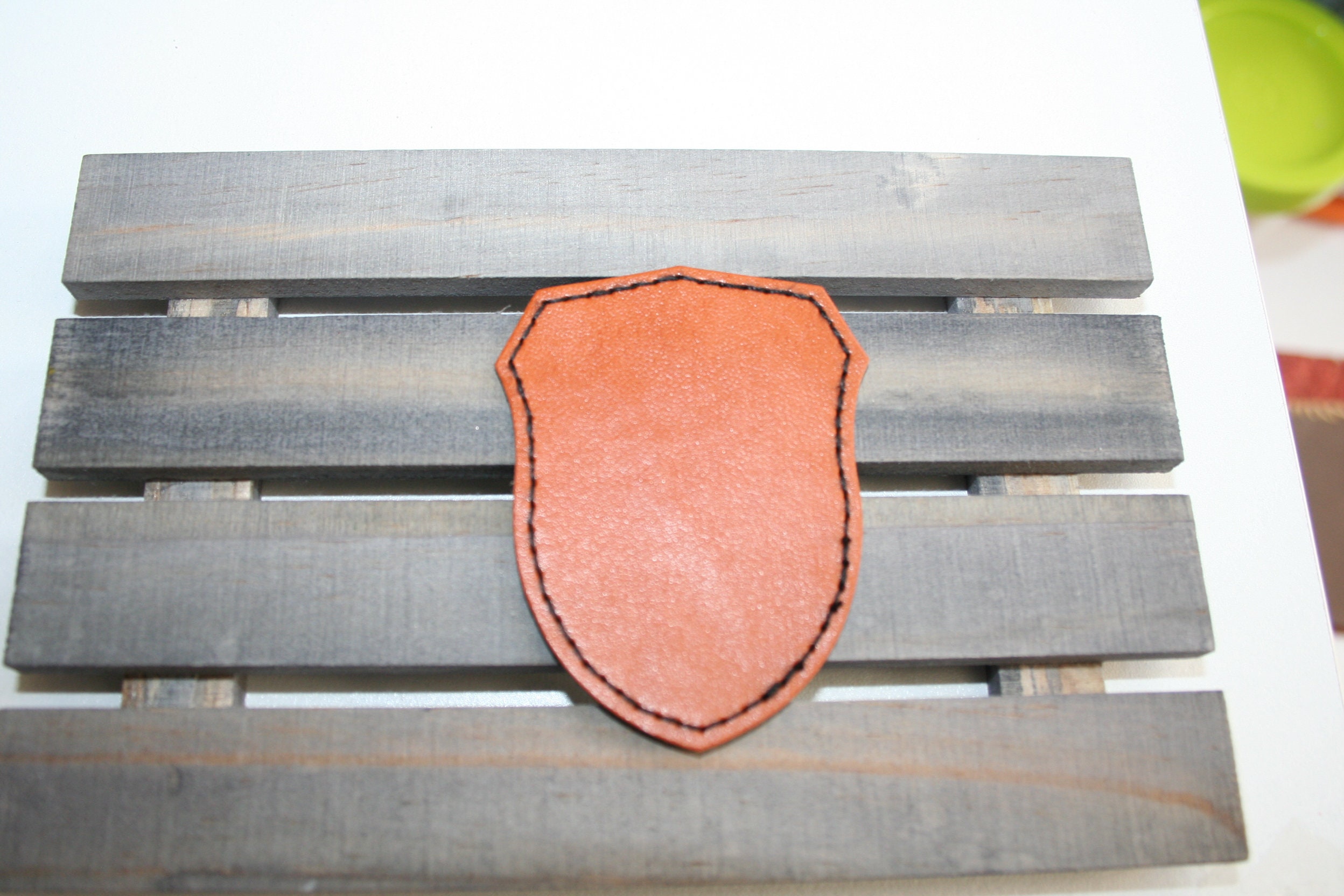 Leather Iron on Patch Custom Leather Patch UFC Patch Trucker Hat Patch