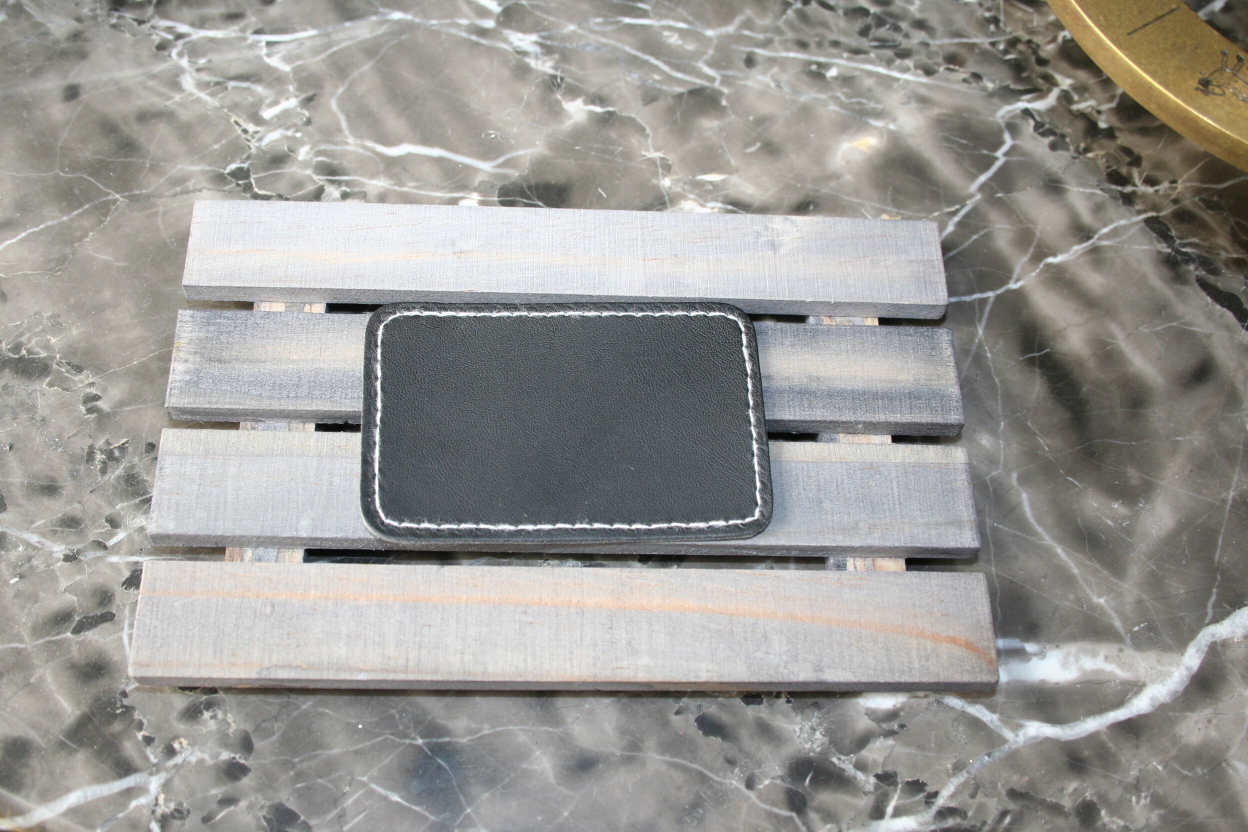 Leather Iron on Patch Custom Leather Patch UFC Patch Trucker Hat Patch