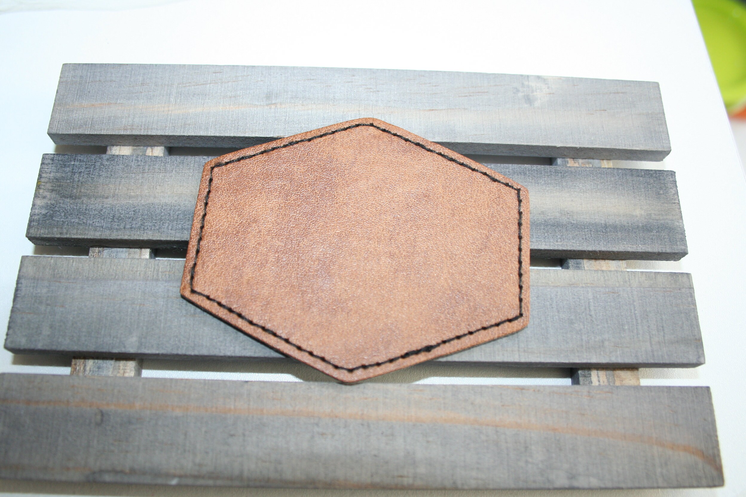 Leather Iron on Patch Custom Leather Patch UFC Patch Trucker Hat Patch